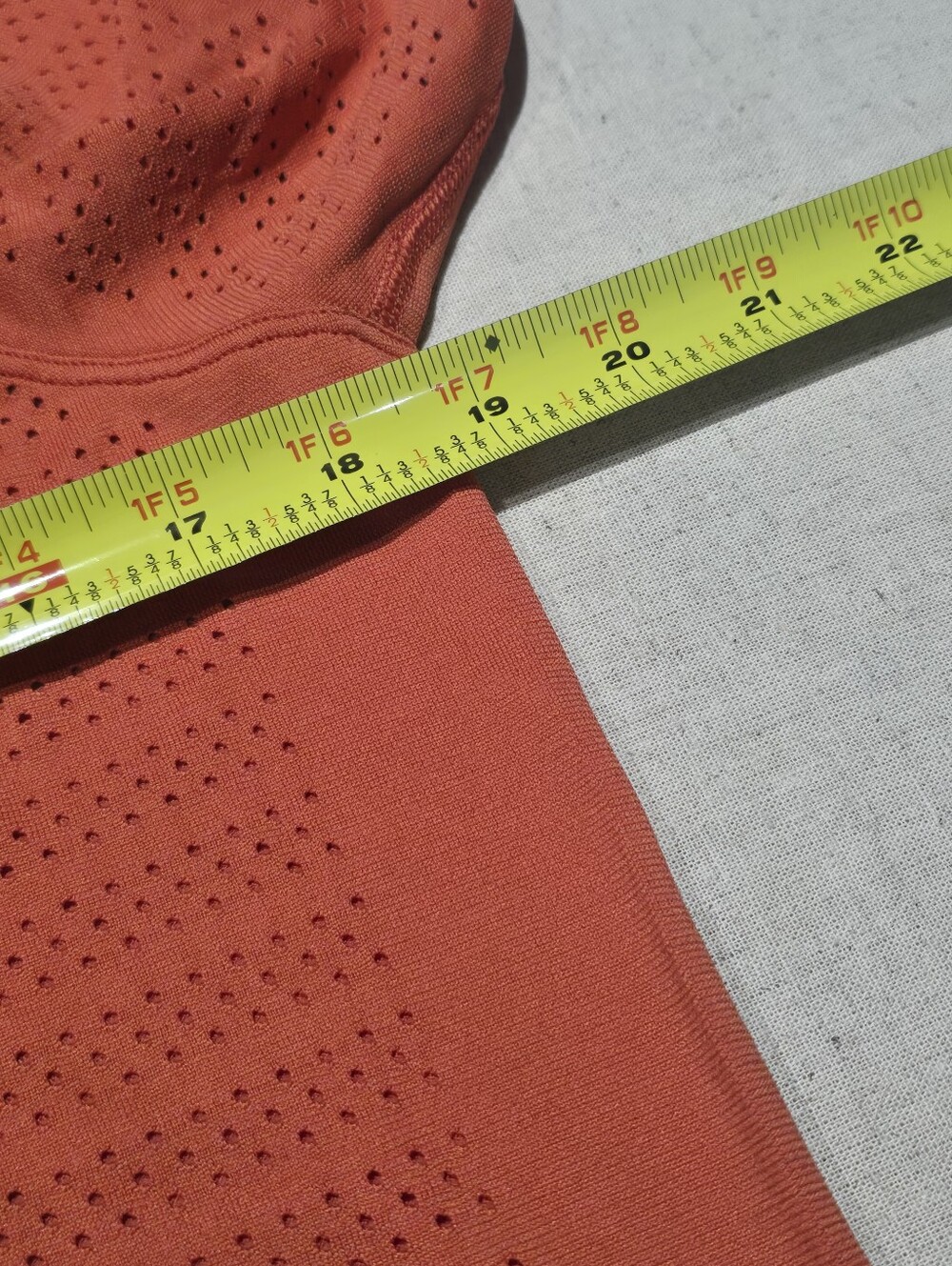 Lululemon Women's Orange Breeze By Long-Sleeve Top Size 8 - Picture 4 of 6